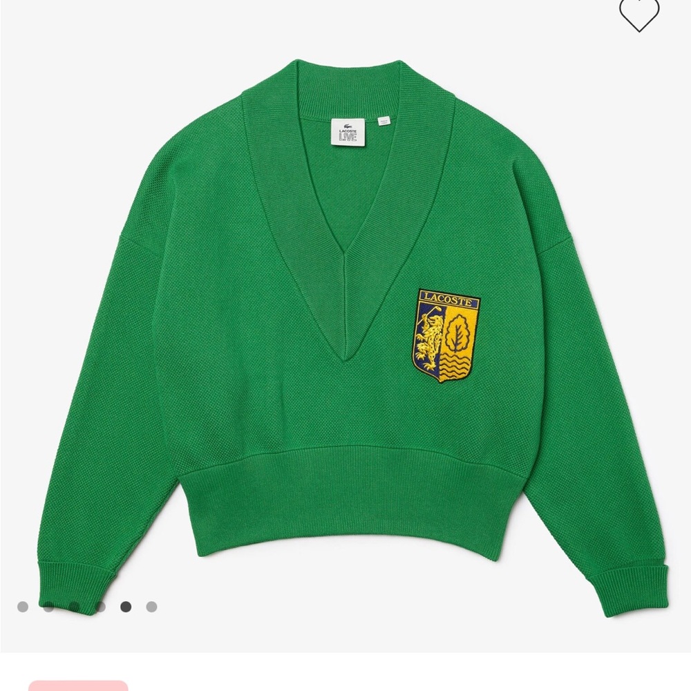Lacoste green sweater size 44 (medium/large)